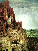 Pieter Bruegel detalj fran babels torn Germany oil painting artist